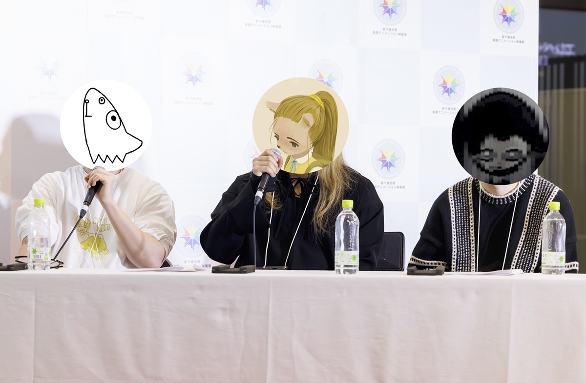「日本アニメの新時代を拓くクリエイターたち」トークの様子